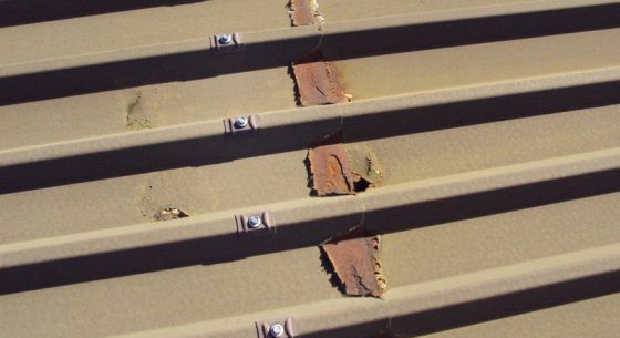 Aircraft Hanger Roof Corrosion Repair