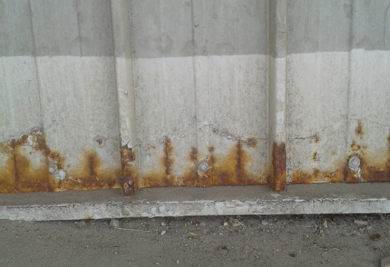 Parcelforce aberdeen sheet corrosion