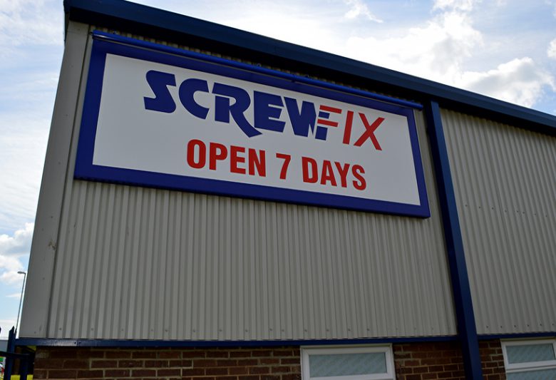 Screwfix Refurbishment, Sunderland Cladding Coatings Ltd