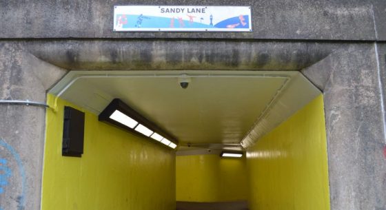 enterance tunnel subway Lanchasire Hill
