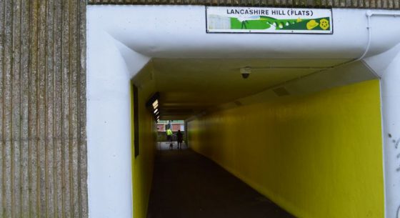 enterance tunnel subway