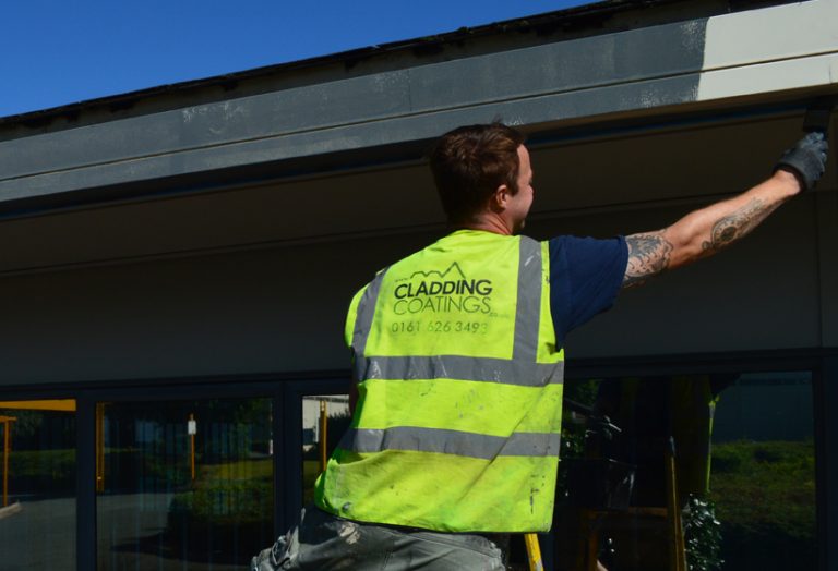 Cladding Coatings working on Site