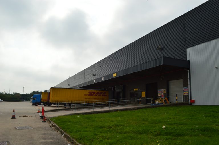 DHL Loading Bays after refurbishment
