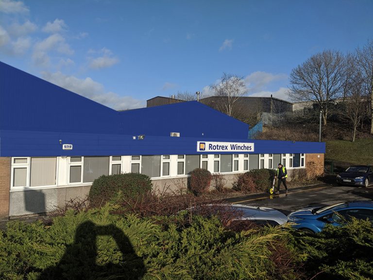 Rotrex mock up in blue