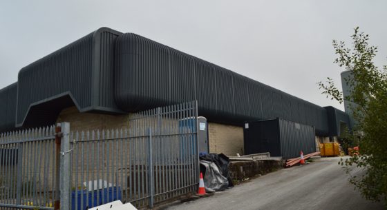 Former Buxton Spring, Buxton after cladding coating