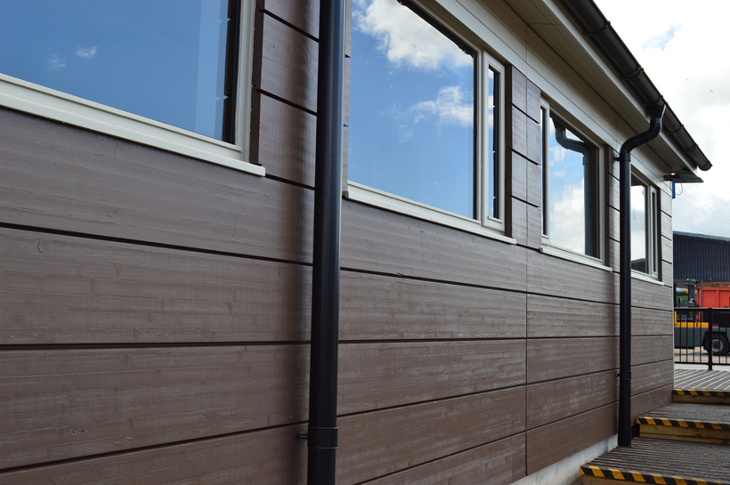Metsa Wood Widnes After Coating Wooden Cladding Side