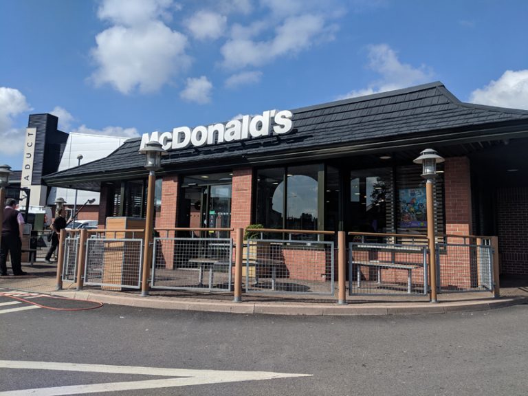 McDonalds Accrington Cleaning and Coating Exterior