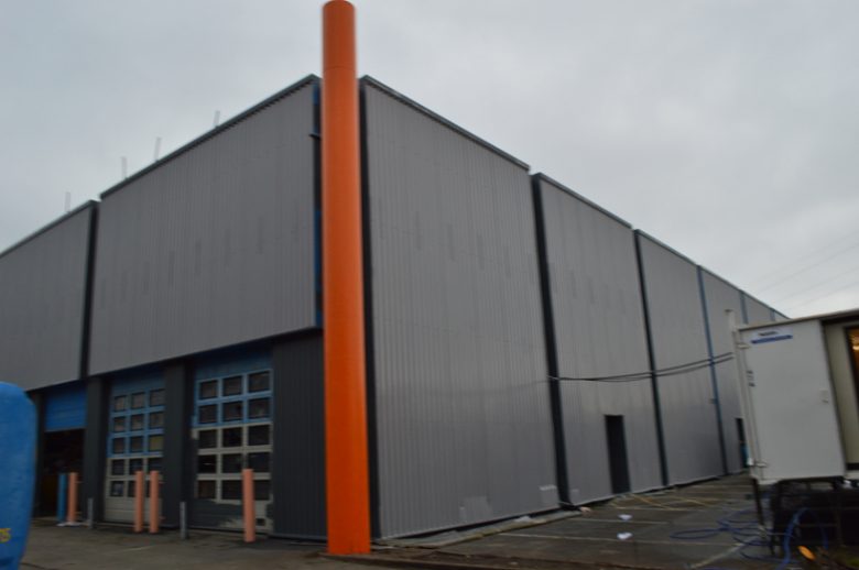 Former Hallfords unit Hull Cladding Restoration
