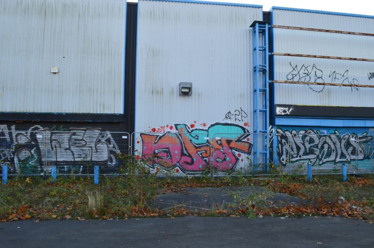 Former Hallfords unit Hull Before Cladding Restoration