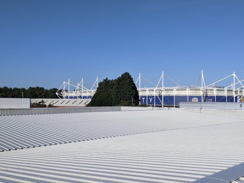 Former Poundstretcher Leicester Completed Roof