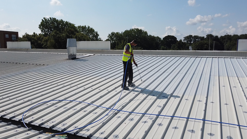 Cladding Coatings 3 Former Poundstretcher Leicester roof coating