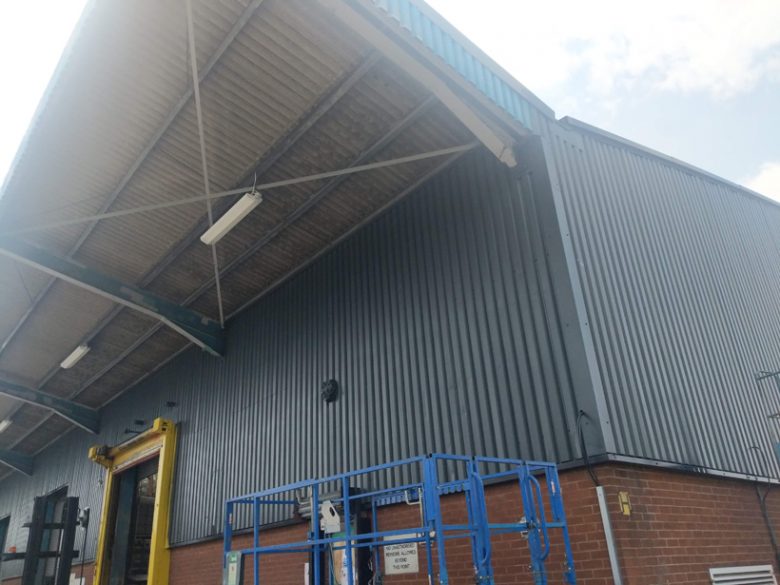 Cladding Restoration Whitecroft Lighting Ltd. Ashton Under Lyne
