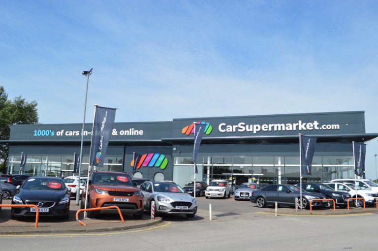 external wall cladding coating completed - Car Supermarket Grimsby