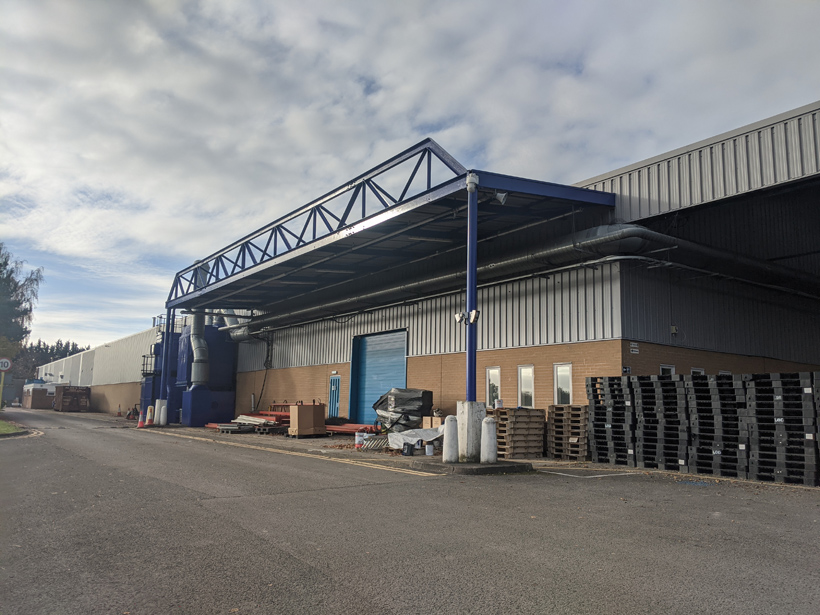 Brother Industries Wrexham Side After Refurbishment