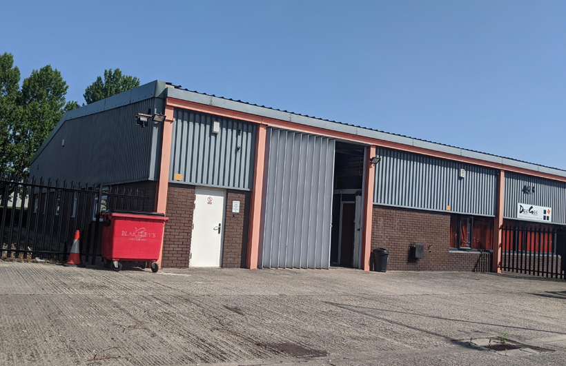Dee Gee International, Preston 40 Dee Gee building before mock-up
