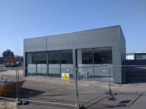 Car Showroom Reading - After Cladding Coating