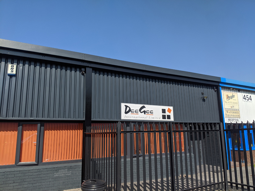 Dee Gee International, Preston 26 Dee Gee building refurbishment completed