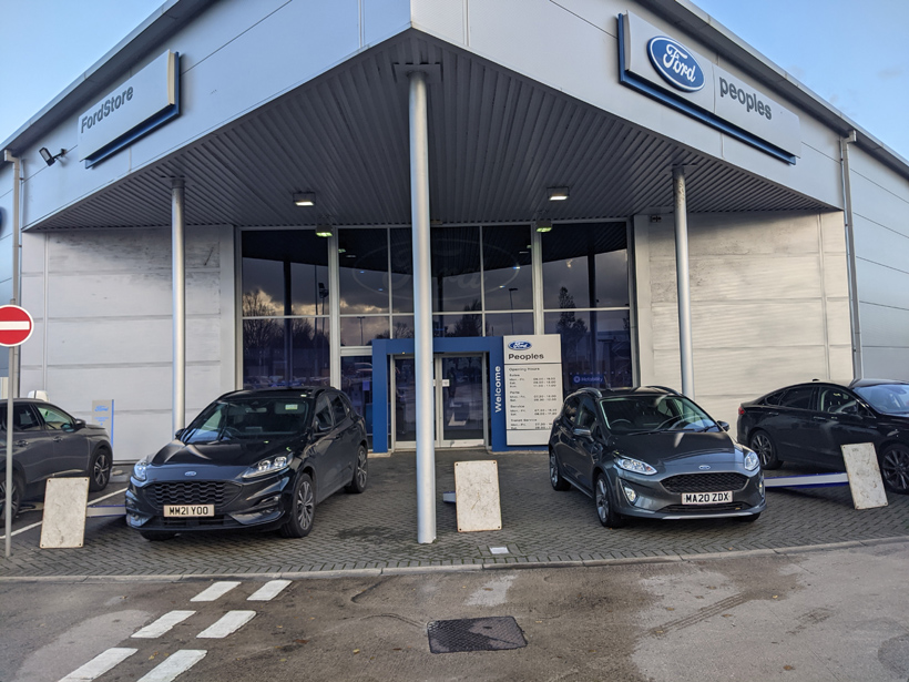 Ford Bootle Car Showroom Refurbishment Before