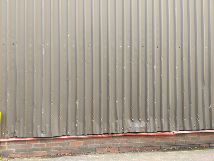 Fusion Group, Chesterfield 20 Fusion Group Chesterfield damaged wall before