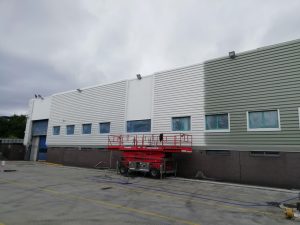 IAC Sunderland During Onsite Spraying