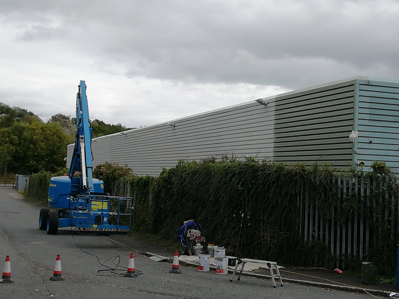 Former IAC Ltd. site, Sunderland 14 IAC Sunderland onsite painting