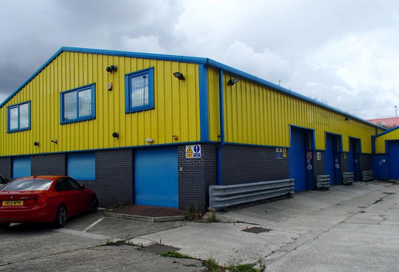 Jofson Ltd, Trafford Park, Manchester 2 Jofsons Before External Refurbishment