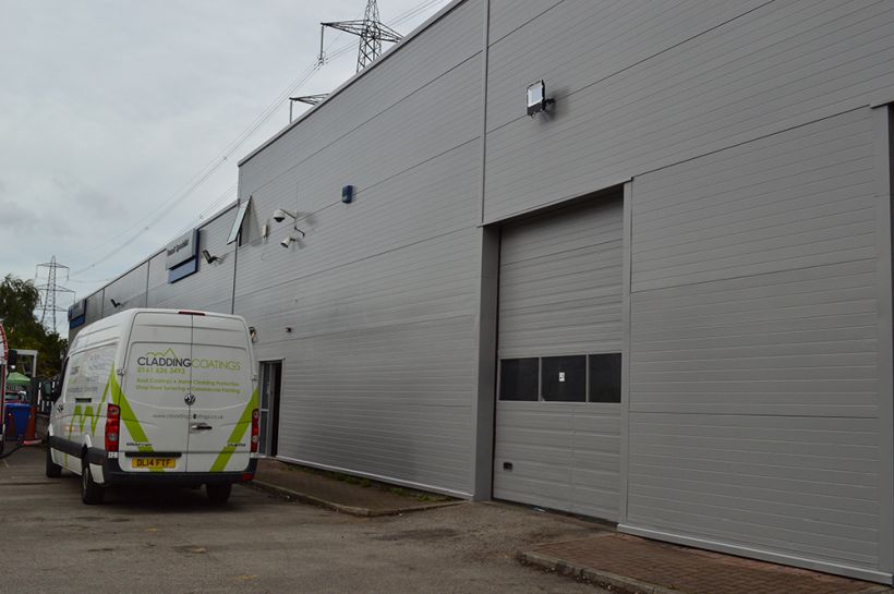 Trust Ford, Car Showroom, Castleford 17 On-site spraying refurbishment after