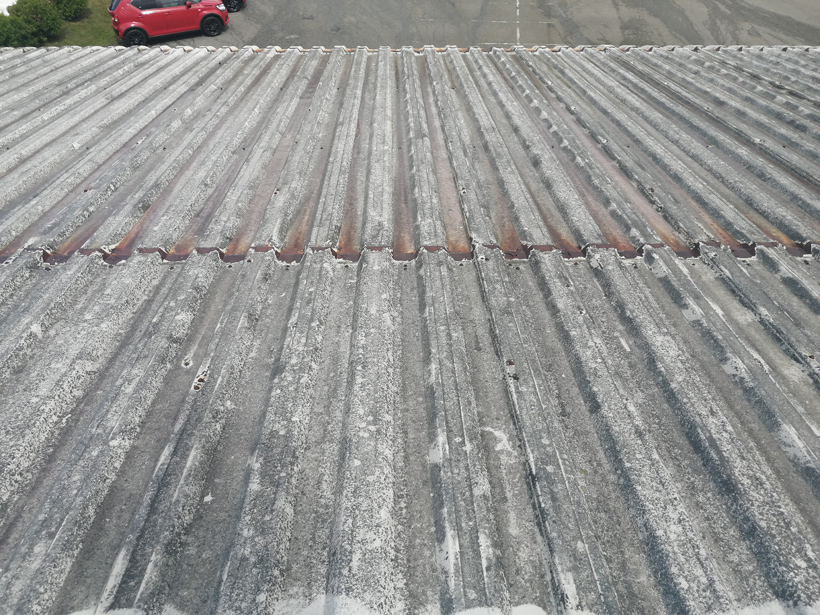 Pentraeth Motors Wales Roof and Wall Refurbishment 1