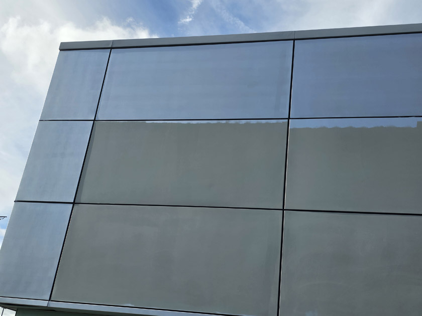 Porche Bolton Car Showroom Cladding Coating 4