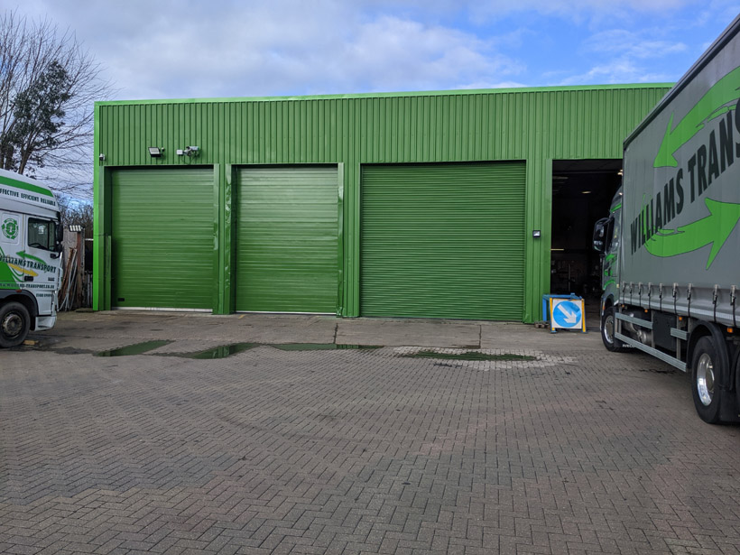 R.D.Williams & Sons (Haulage) Ltd 1 RD Williams Cladding Coating Completed 5