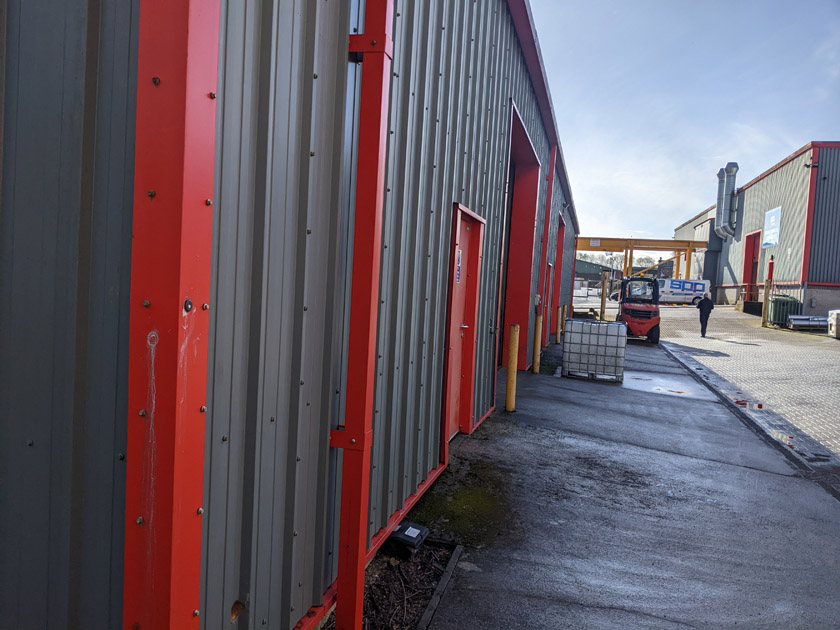 SPP Pumps Ltd, Coleford 4 SPP Pumps Metal Wall Cladding Coating 5
