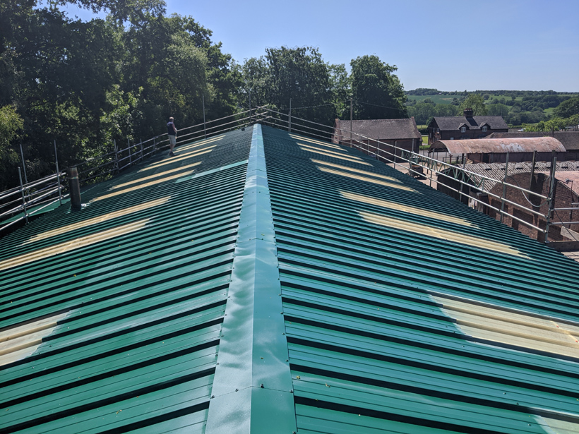 Saw Mill Hales Roof Completed