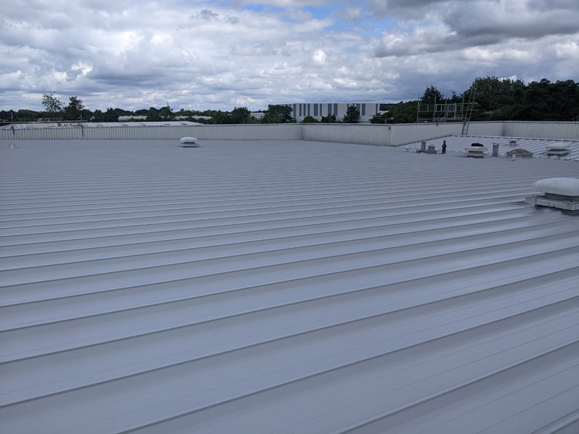 Synertec Milton Keynes After Roof Cladding Coating 4