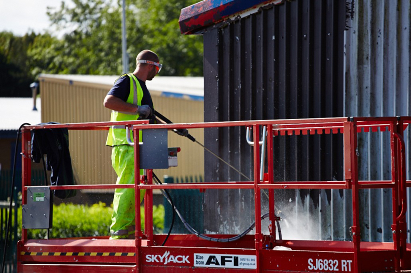 Onsite Cleaning of External Cladding