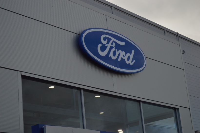 Trust Ford, Car Showroom, Castleford 1 Sign after refurbishment